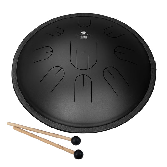 MELODY TONGUE DRUM 14"; D KURD BLACK